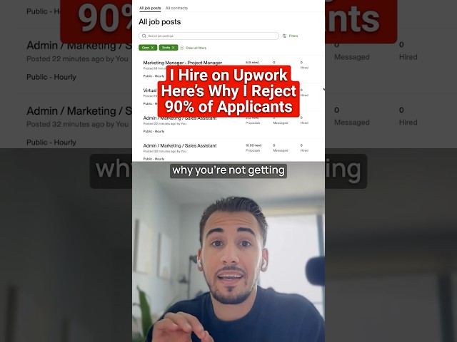 I Hire on Upwork—Here’s Why I Reject 90% of Applicants
