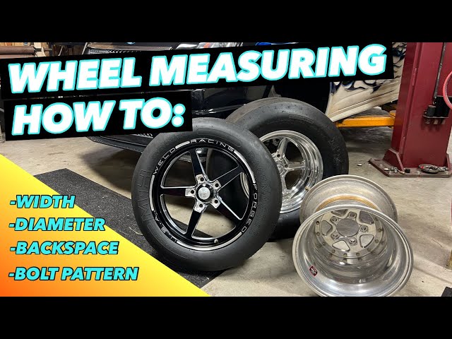How To Measure Wheels QUICK And EASY!  - Diameter, Width , Backspace, Offset, and Bolt Pattern!