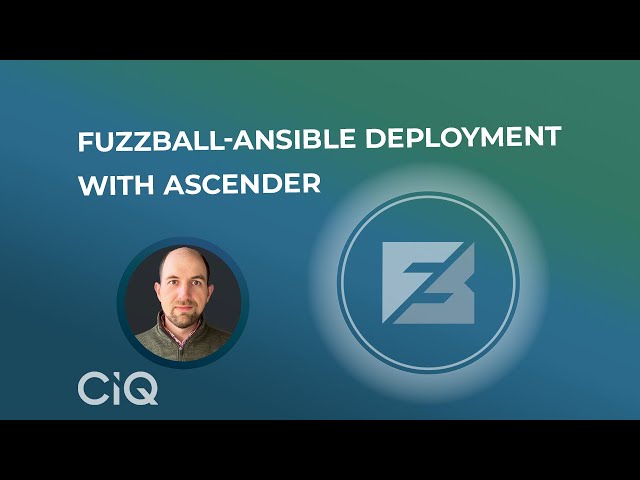 Fuzzball-Ansible Deployment with Ascender