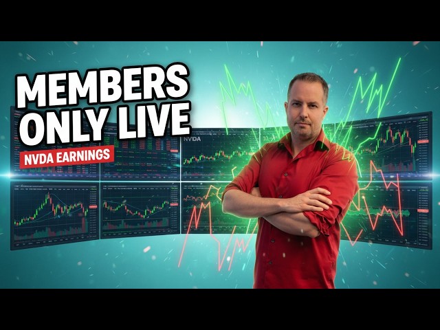 Nvidia Reports Earnings, Action Packed LIVE - MEMBERS ONLY