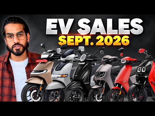 Top 10 Electric Vehicles in India🔥EV Sales September 2026 | Best Electric Scooter in 2026