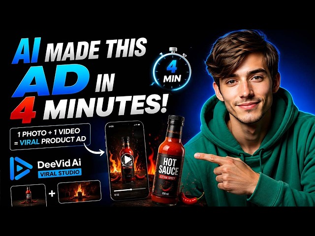 I Turned 1 Product Photo Into a Viral-Style Ad With AI