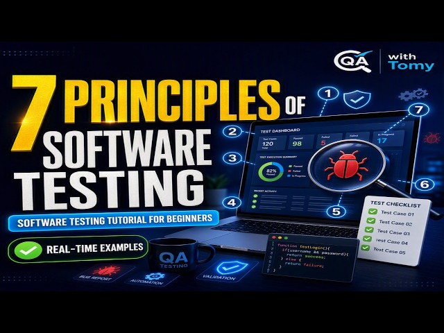 7 Principles of Software Testing Explained with Examples | Software Testing Tutorial for Beginners