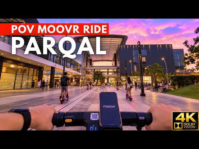 Parqal on Wheels! Moovr E-Scooter Sunset Ride | Aseana City [4K POV]