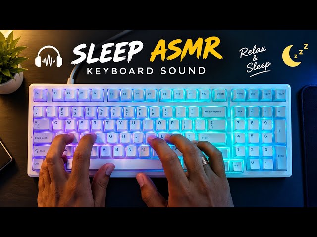 Put This On To Fall Asleep Fast 🌙 | 7 Min Mechanical Keyboard ASMR