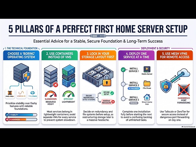 How to Set Up Your First Home Server Without Making These Crucial Mistakes