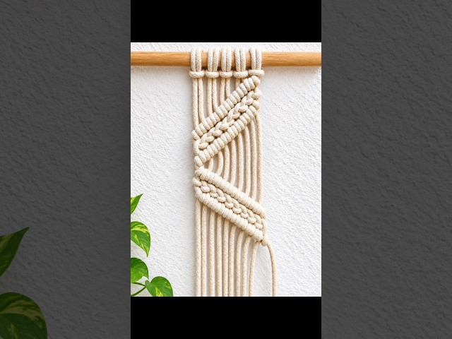 DIY Macrame Design #macrame #macramepattern #macramedesign #macrameforbeginners #macrametutorial