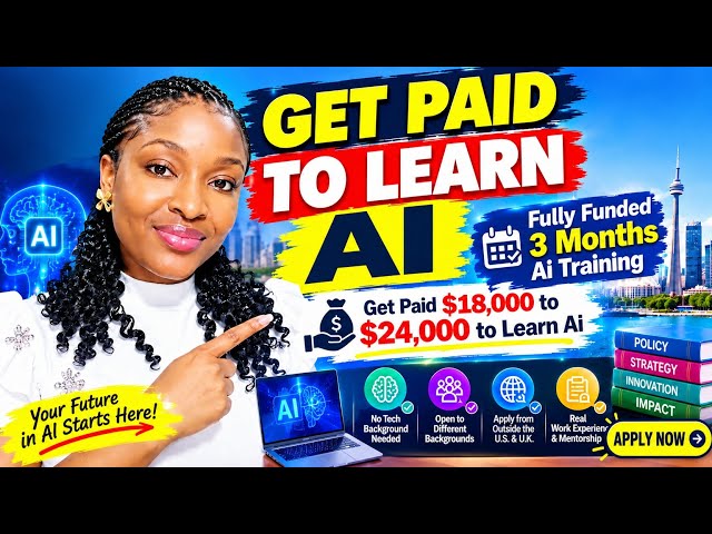 GET PAID $18000-$24000 to Learn Ai || Apply from Anywhere
