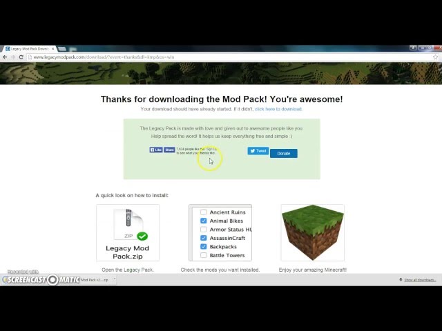Minecraft how to download MC Mods