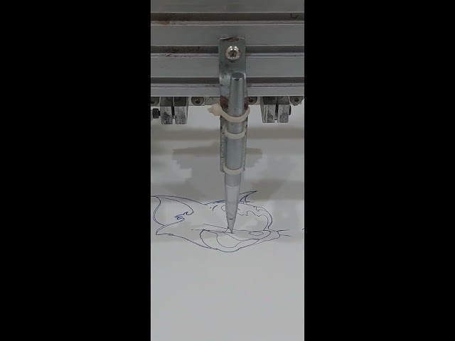 DIY Raspberry Pi CNC: Tom & Jerry #raspberrypi #cncsoftware #cncmachine #cnc  #art #drawing
