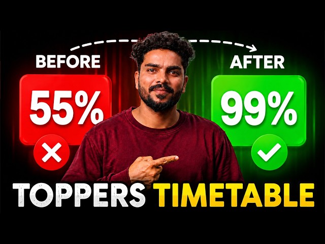 Toppers Daily Timetable for Class 9 & 10🔥 | Telugu Advice