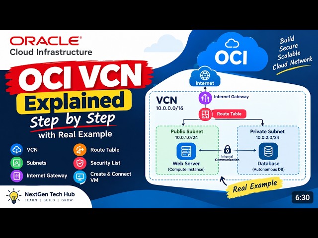 OCI VCN Explained with a Real World Example