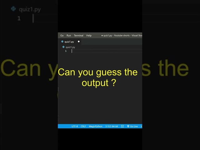 Can you answer this simple python question ? | Python | #shorts