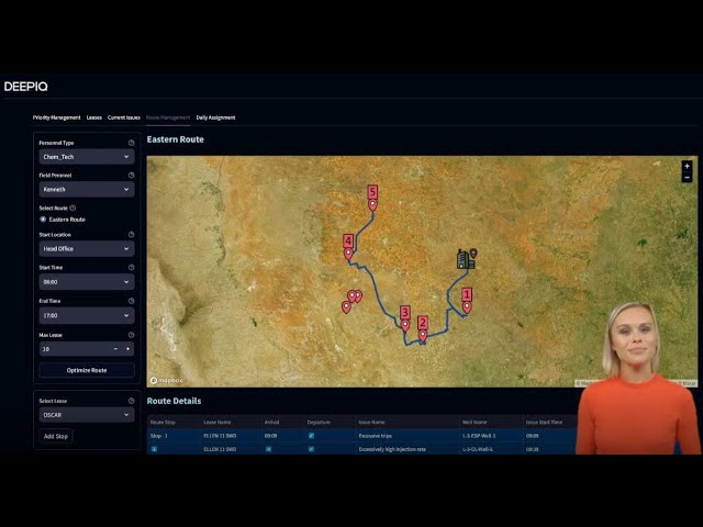 DeepIQ's Route Optimization