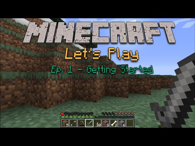Minecraft Lets Play Series Ep.1 - Getting Started 1.15.2