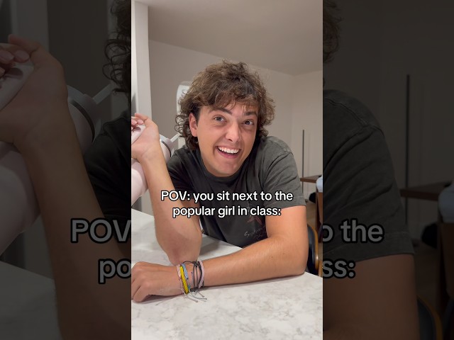 Popular girls in class be like🤣 #highschool #college #school