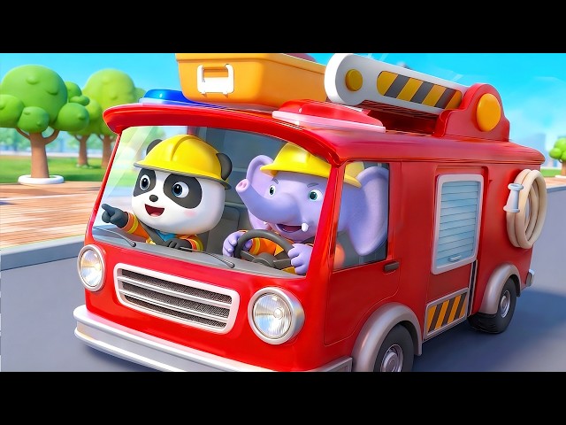 Firefighters Save the Day | Learn Jobs and Career | Super Rescue Team | Cartoon | BabyBus TV