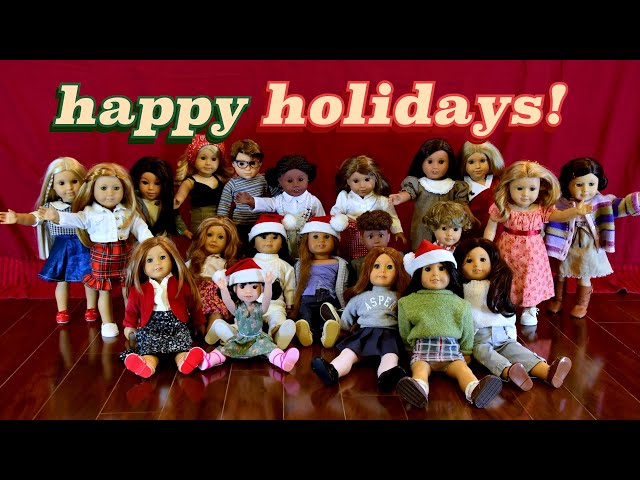 EPIC HOLIDAY DANCE!! - AGSM (american girl stop motion)✨