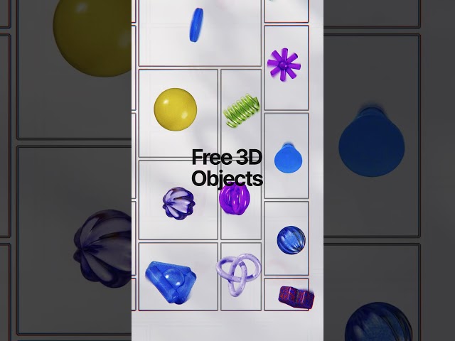 Free 3D Objects !🤯 | .blend File