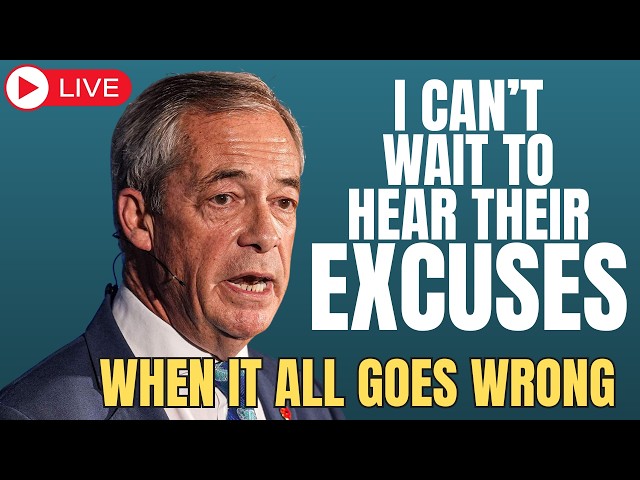 I can't WAIT for the excuses when it all goes WRONG