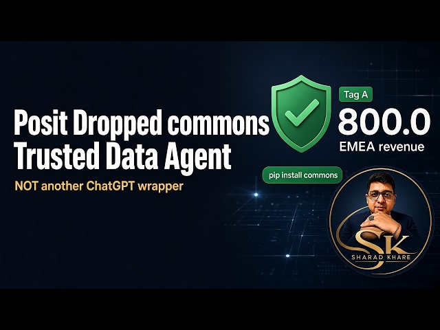 Posit Commons Python Tutorial: Trusted Data Analysis with Provenance | Sharad Khare