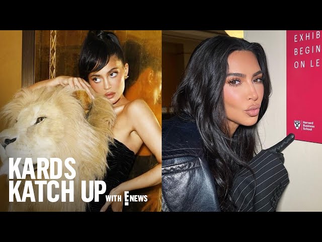 Kylie Jenner's Lion Head DRAMA & Kim Talks SKIMS at Harvard | The Kardashians Recap With E! News