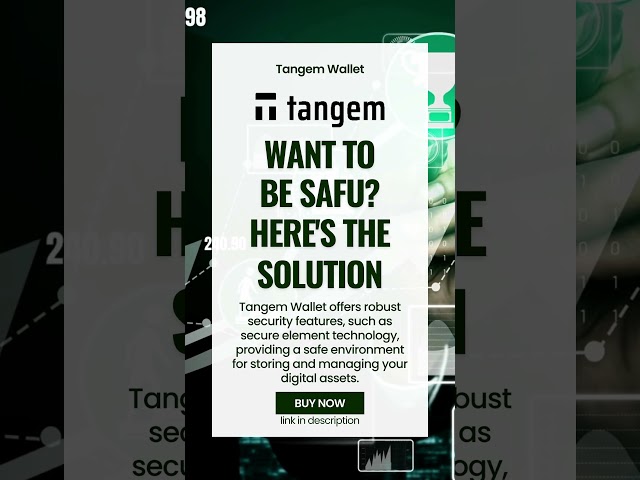 Unlock the Power of Security: Tangem Wallet Safeguards Your Digital Assets!