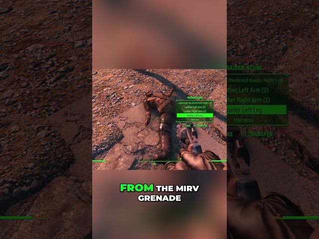 Fallout 4: The MIRV Grenade Is Super POWERFUL     #fallout #gaming #fallout4
