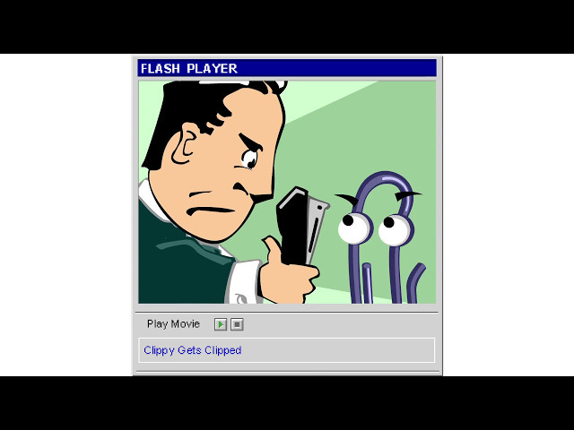 Microsoft Office XP Ad 1/3 — Clippy Gets Clipped