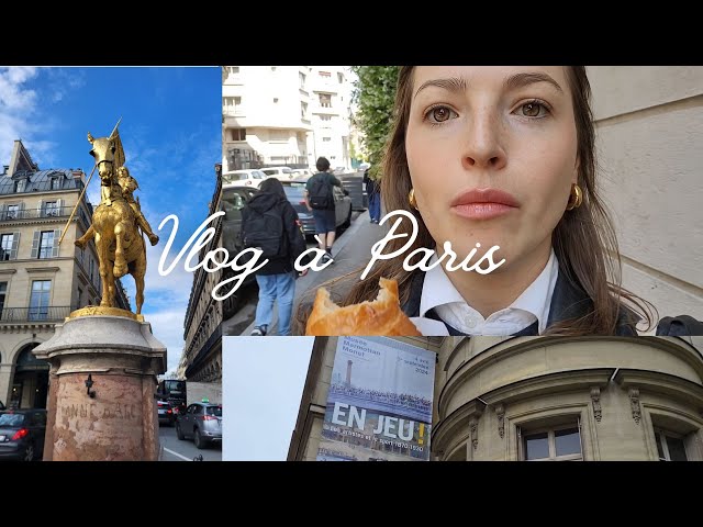 French Vlog à Paris (w/ FR SUBS) - Disappointing croissants, an underrated museum & my language exam