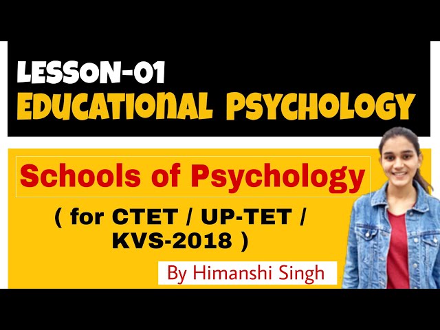 Introduction to Educational Psychology | Lesson-01 | for CTET/UP-TET/KVS- 2018