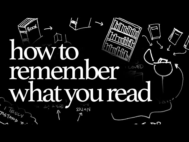 you can remember, I promise // reasons to read