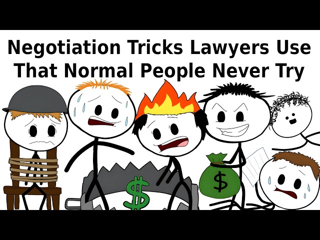 Negotiation Tricks Lawyers Use That Normal People Never Try