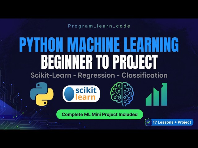 Python machine learning course - BEGINNERS