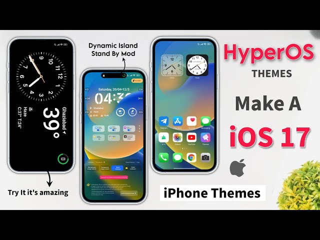Xiaomi HyperOS Make an iPhone Looking ✅ | iOS 17 Inspire Theme for Xiaomi HyperOS & Miui 14 Try It 😱