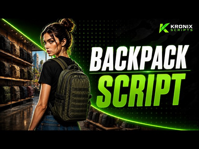 🎒 The Most Advanced Backpack Script for FiveM in 2026 (Full Showcase)