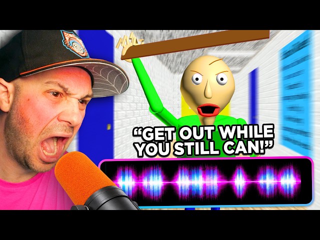 Becoming a Voice Actor in Baldi’s Basics!