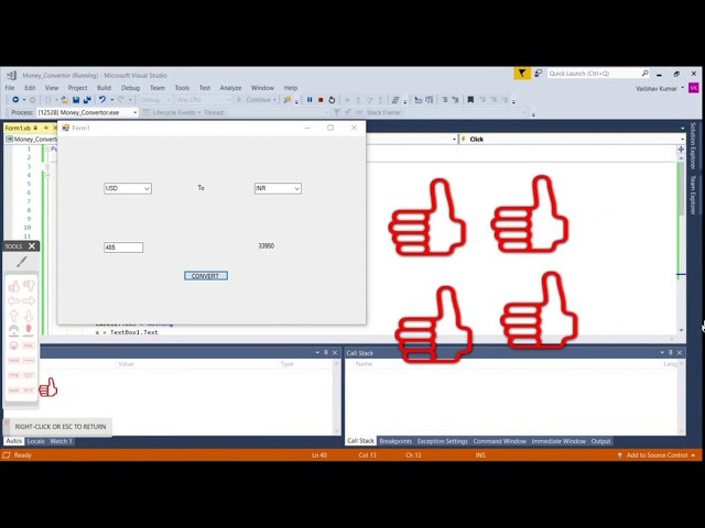 How To Make a Currency Convertor using VB.NET in 10 Minutes | Micro TV