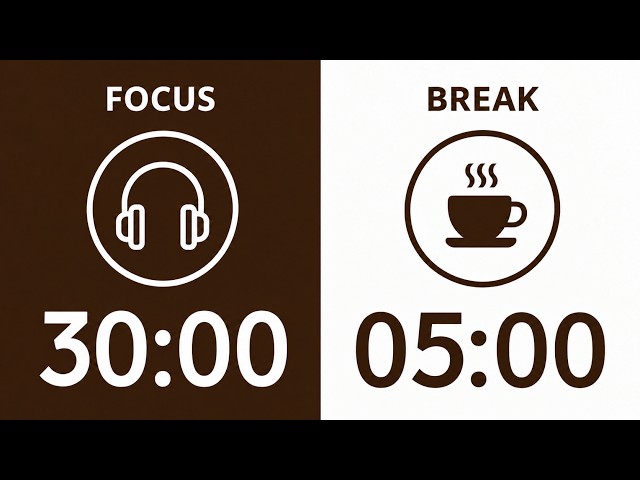4:40-Hour Deep Focus Study Session (30/5) | No Music 🔔 Bell Only 🎧
