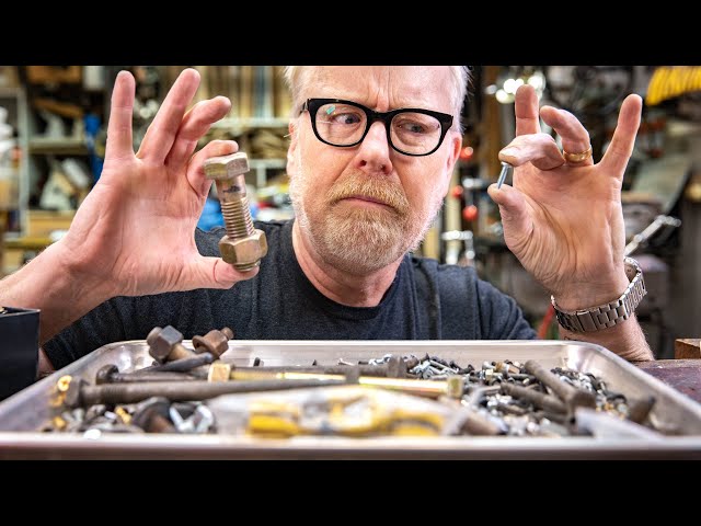Adam Savage's Hardware Logjam Sorting Challenge!
