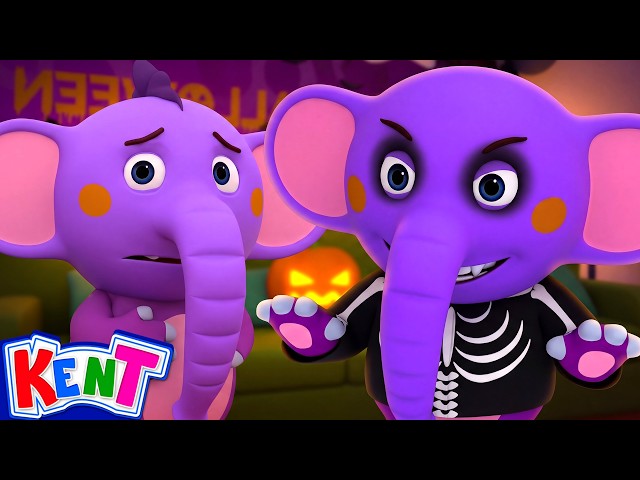👻 We Are Out Here on Halloween 🎃 | Kids Halloween Song | Kent The Elephant