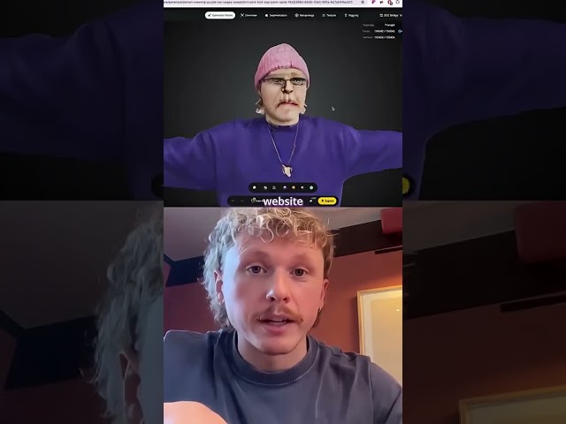 quick tutorial on how I made the 3D models of myself for my website. #3dmodel #blender #blender3d