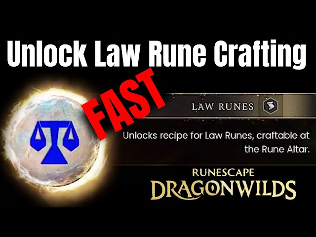 Get To Law Rune Crafting Quick & Easy!!! Runescape Dragonwilds