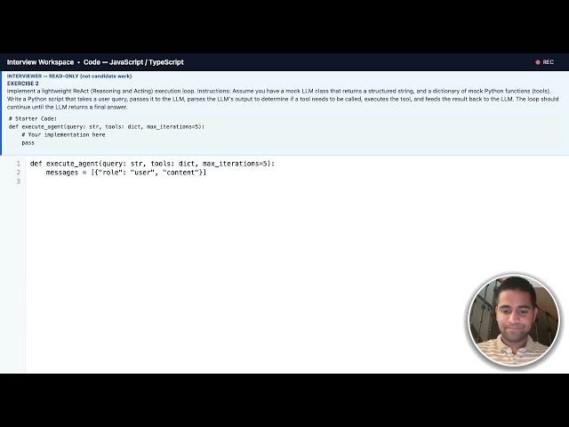 Inside a Real AI-Driven Technical Interview.