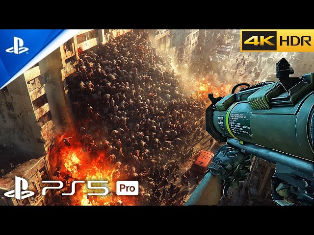 SECURE THE ZOMBIE NAVAL PORT (PS5 PRO) Realistic ULTRA Graphics (4K 60FPS HDR)  WWZ