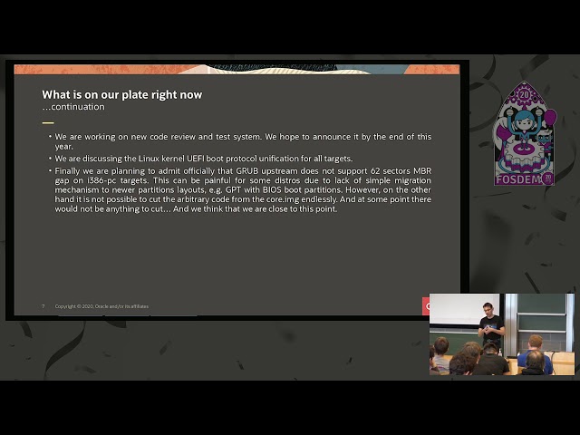 GRUB upstream and distros cooperation