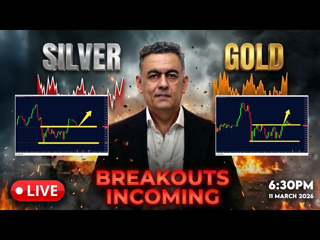 🔴 GOLD & SILVER LIVE ANALYSIS | Breakouts Incoming Gold $5340 & Silver $100?