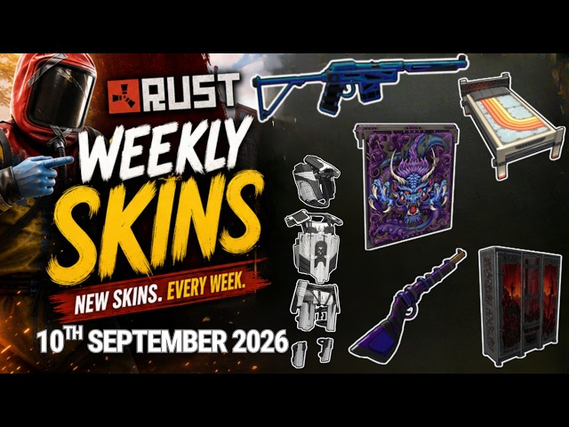 NEW Rust Skins | September 10 | Salvation SAR & No Mercy Wood Armor | All Skins Showcase