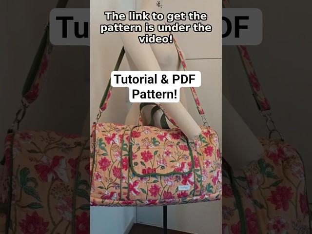 #quiltedbag #travelbag #bag #pattern #sewing #sewingpattern #sewingtutorial #sewingdiy #diy