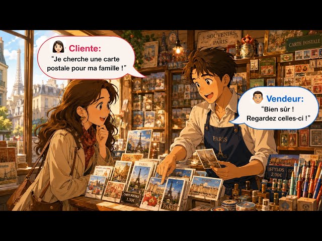 Learn French with Real Dialogues 🇫🇷| At the Post Office 